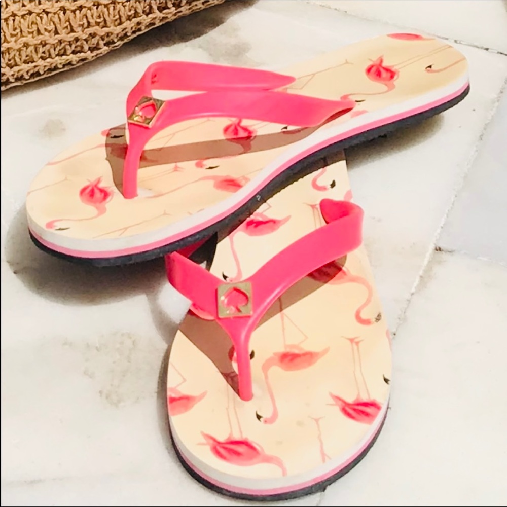 Kate Spade signature flip-flops